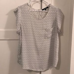 Alice Blue Bushnell One Pocket Blouse size L